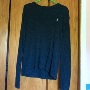 Blue Polo Thermal Shirt